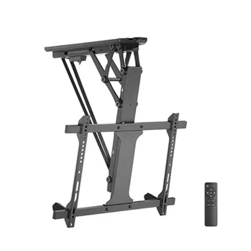 Matte Black Motorized Flip TV Ceiling Mount