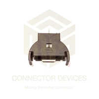 Cr2032 Battery Holder - Vertical Mount, Ac 500v Dielectric, -25c To +85c Temperature Range, Gray Color, Rated Voltage 220-240v