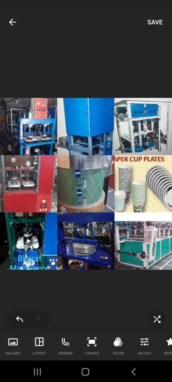 Fully Automatic Double Die Paper Plate Making Machine