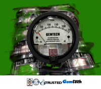 GEMTECH Differential Magnehelic Pressure Gauge Range 0-25 MM