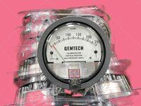 GEMTECH Differential Magnehelic Pressure Gauge Range 50-0-50 Pascal