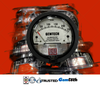 GEMTECH Differential Magnehelic Pressure Gauge Range 0-10 MM