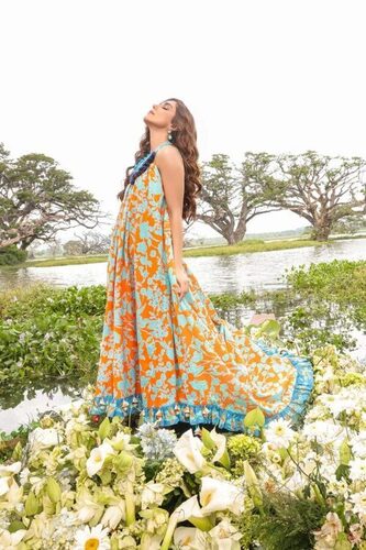 QALAMKAR PRINTED LAWN