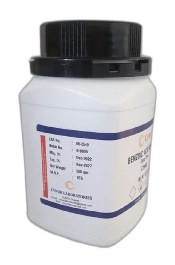 Benzoic Acid 99% extra pure (500 gm)