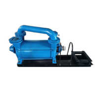 Cast Iron Two Stage Vacuum Pump - Color: Blue Black