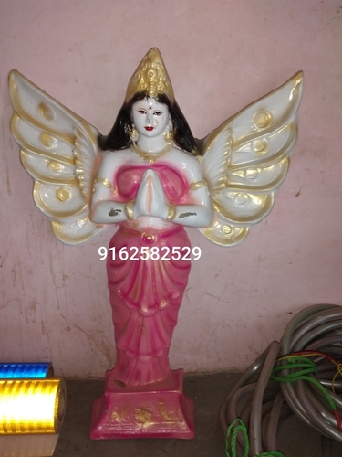 Fiber Lady Statue for Interior Decor