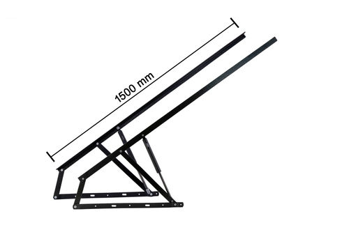 Stainless Steel Nitro Lift 1500 Mm Hydraulic Bed Fitting (3mm)