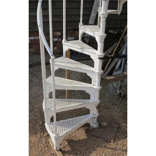 White Cast Iron Staircase