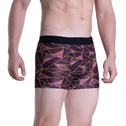 Maroon Abstract Printed Trunk Underwear