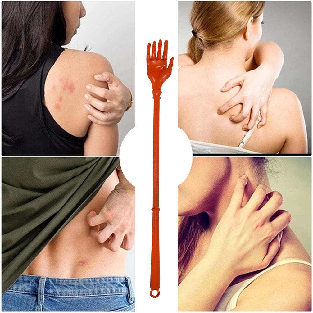 KHUJLI STICK PLASTIC BACK BODY ITCH SCRATCHER ROD AND MASSAGE STICK (1463)