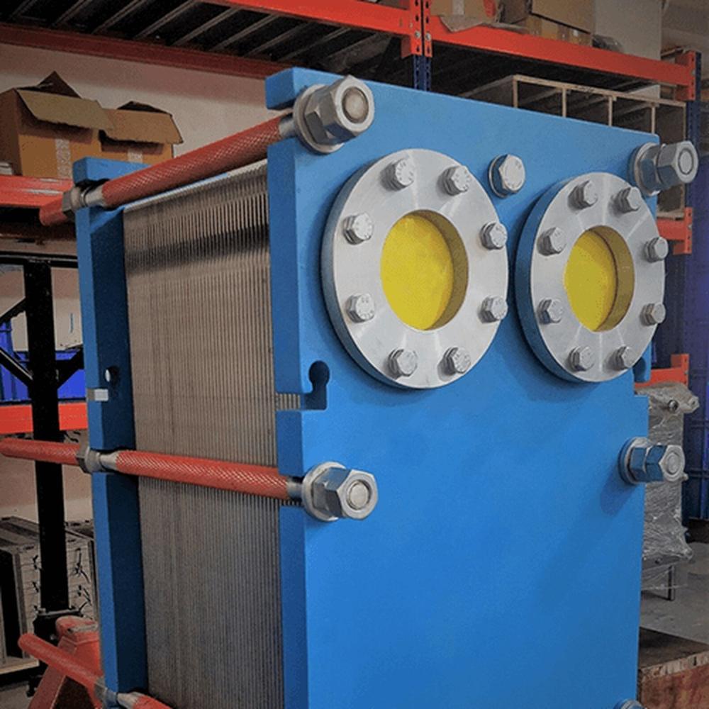 Ammonia Plate Heat Exchangers (Evaporator Application) - Color: Blue
