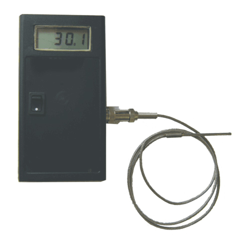 Hand Held Digital Thermometer Battery Operated Temperature Indicators - Color: Black