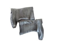 Gum Boot (SG-2) - Rubber, 11.5 Inches Height, Size 8-9-10, Black Color | Unisex Usage for Doctor, Manual Operating Type, Half Boot Design