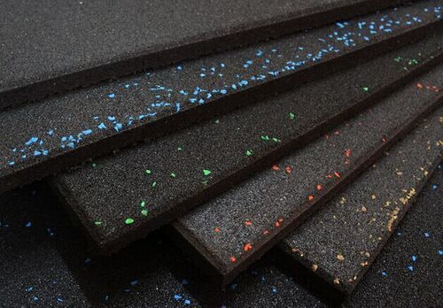 Gym Rubber Flooring Gym Tiles - Color: Mixed