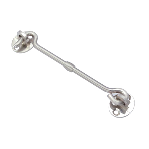 Medium Gate Hook - Stainless Steel, Various Sizes (2" to 6") | Silver Color, Ideal for Door Fittings, Durable Screen Netting Material