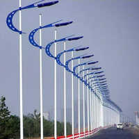 Decorative Lighting Pole - Color: Blue