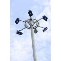 Lamp Post Street Pole Light - Color: Silver