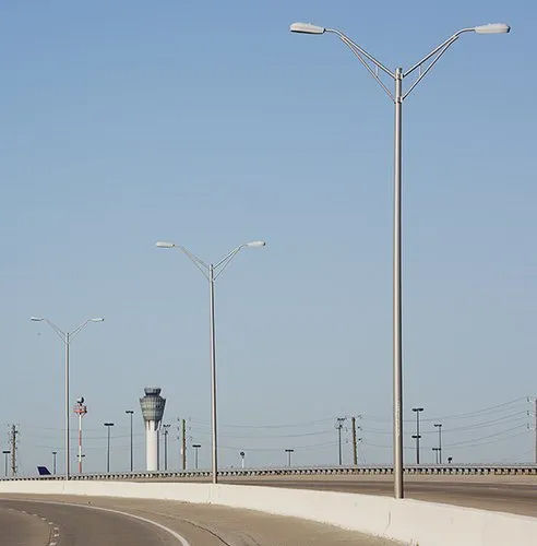 Dual Arm Road Lighting Pole
