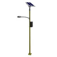Solar Street Lighting Poles - Color: Silver