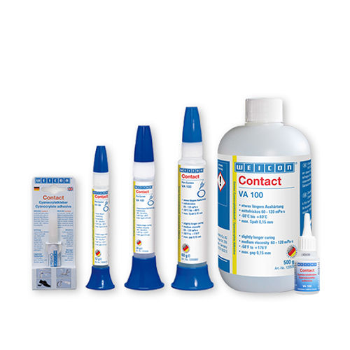 Transparent Weicon Contact Cyanoacrylate Adhesives Va-100 20 G