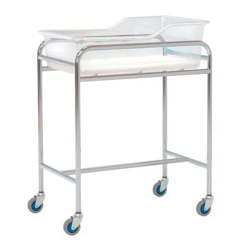 Stainless Steel Hospital Baby Bassinet