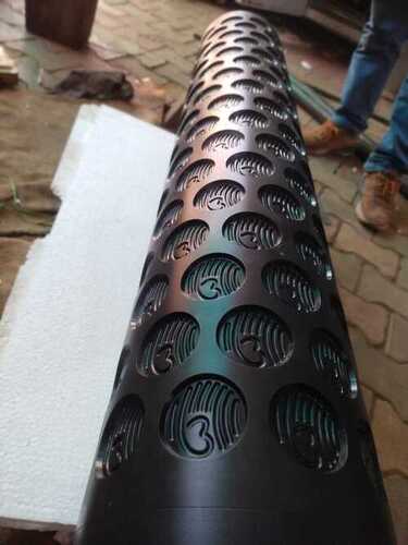 Gun Metal Engraved Die Roller