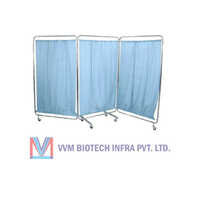 Fold-able Rails Stainless Steel Hospital Bedside Screen