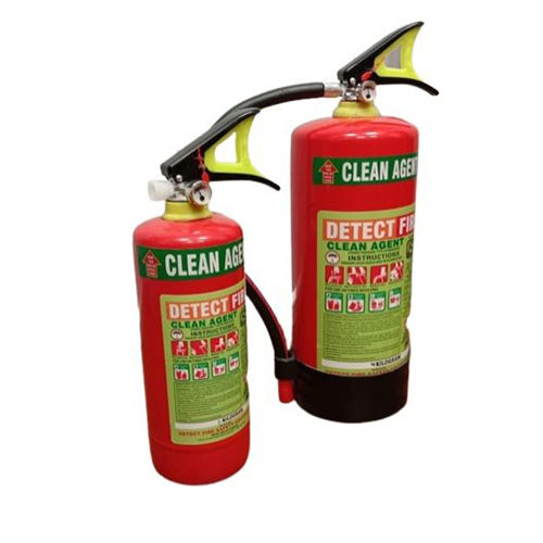 Red Clean Agent Fire Extinguisher