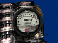 GEMTECH Differential Magnehelic Pressure Gauge Range 0-25 INCH