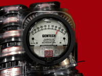 GEMTECH Differential Magnehelic Pressure Gauge Range 0-50 MM