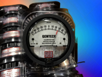 GEMTECH Differential Magnehelic Pressure Gauge Range  0-50 Inches