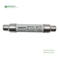 NSPV Solar 1500VDC Fuse 15A 20A 25A 40A gPV Photovoltaic Fuse Link Solar Fusible Link For Solar System Protection