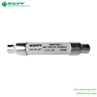 NSPV Solar 1500VDC Fuse 15A 20A 25A 40A gPV Photovoltaic Fuse Link Solar Fusible Link For Solar System Protection