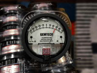 GEMTECH Differential Magnehelic Pressure Gauge Range 6-0-6 MM
