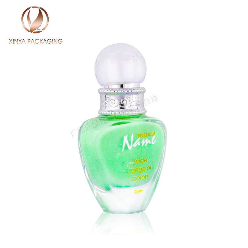 New 30ml Modern heart shaped Dropper Bottles serum essential oil glass bottle skincare cosmetic packaging makeup foundation lotion