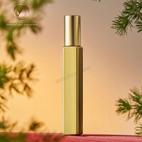 10ml square round thick Glass Bottle perfume pump spray toner roller spliter sample bottle for skincare cosmetic packaging personal care