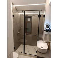 Toughened Glass Shower Partitions