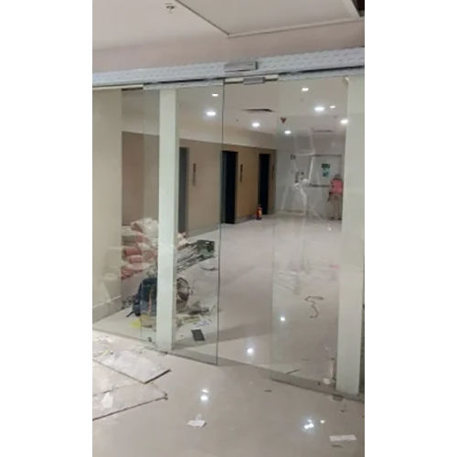 Aluminum Automatic Sensor Glass Door