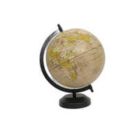 8 Inch Black Powered Coating Earth Globe