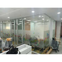 Frameless Aluminium Office Partition