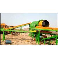 Trommel Screen With Feeding Conveyor