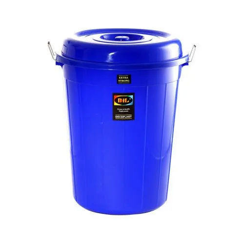 100 Liter Plastic Lid Bucket Hardness: Rigid