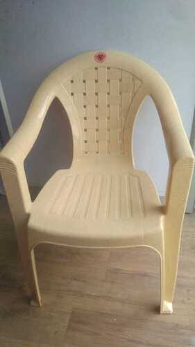 Quallity Plastic Armchair - Plastic, Height 80cm, Width 54cm | Modern, Stackable, Available in Red, Green, Blue, Beige, and Orange