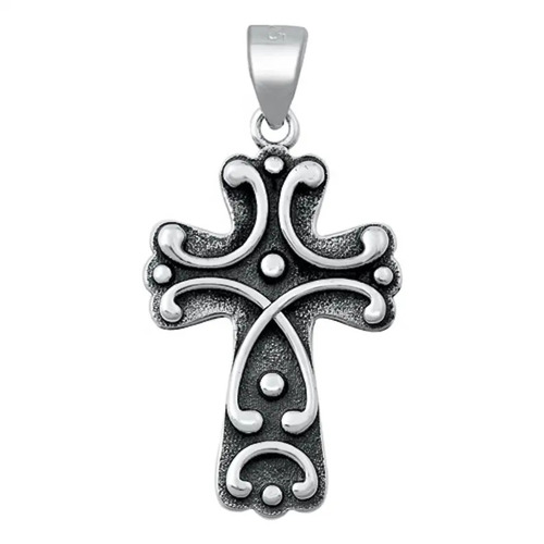 925 Sterling Silver Handcrafted Beautiful Cross Pendant