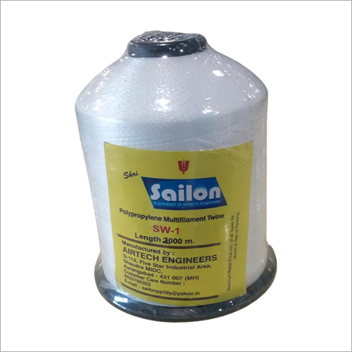 Sailon SW1 2000M Multifilament Twine - 100% Polyester , Ideal for Knitting and Sewing Projects