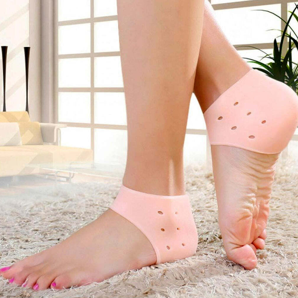 ANTI CRACK SILICON GEL HEEL MOISTURIZING SOCKS FOR FOOT CARE MEN WOMEN