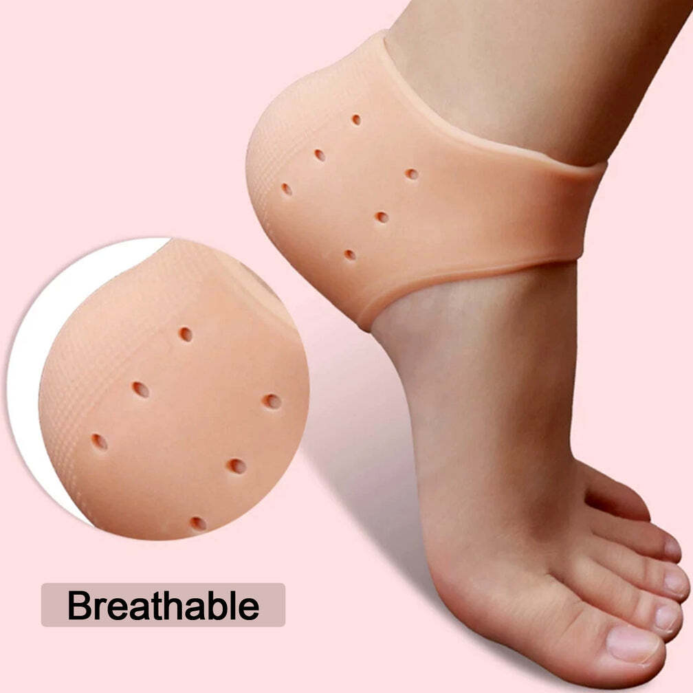 ANTI CRACK SILICON GEL HEEL MOISTURIZING SOCKS FOR FOOT CARE MEN WOMEN