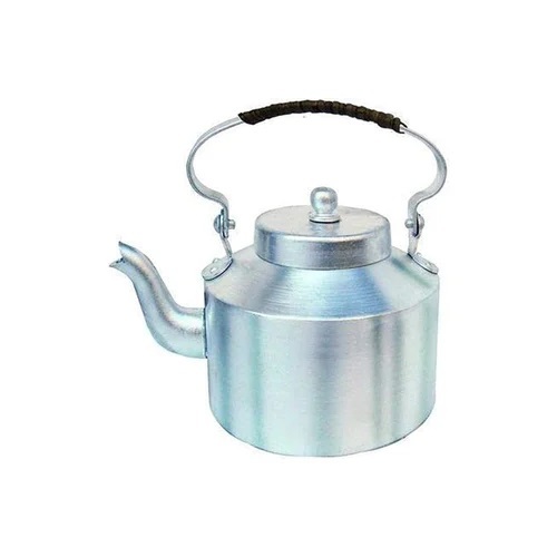 Silver Round Aluminium Tea Kettle