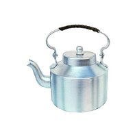 Silver Round Aluminium Tea Kettle Handle Material: Aluminum