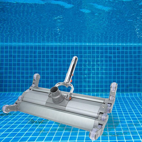 BlueWave Swimming Pool 14 Inch Aluminum Folding Vacuum Head With Swivel Handle